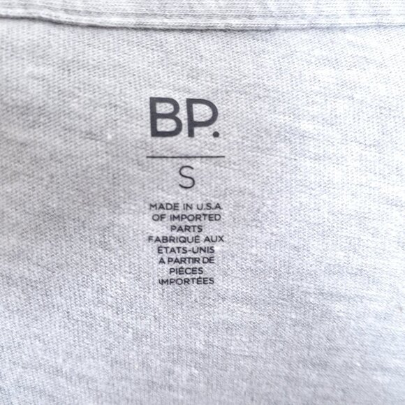 BP Long Sleeved Tee S Gray 332A - Picture 3 of 4